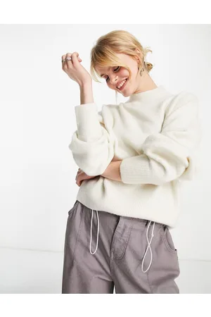 & OTHER STORIES Maglione con collo a lupetto bianco sporco