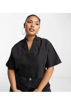 Dr Denim Dr. Denim Plus - Ebby - Camicia corta in nylon cromato