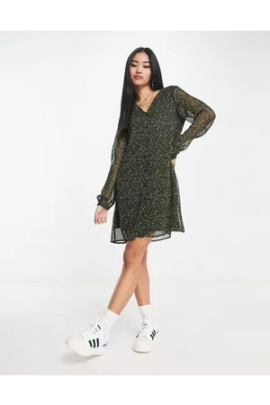 ONLY Riley - Vestito corto a fiori con scollo a V