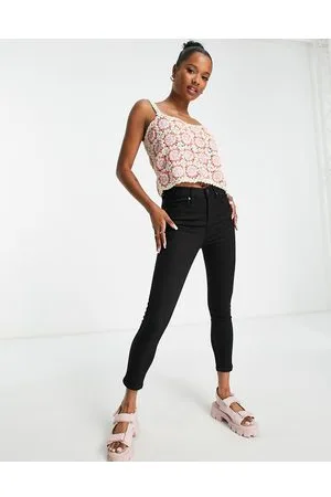 Miss Selfridge Petite - Jeans skinny neri