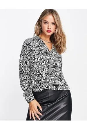 Whistles Camicia comoda a scacchi monocromatici