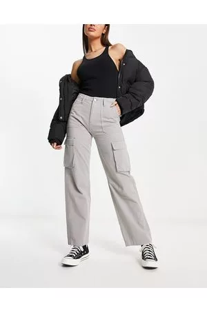 Stradivarius Pantaloni cargo taglio comodo chiaro