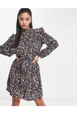 JDY Sofia - Vestito a fiori con cintura