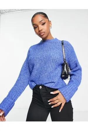 Urban Bliss Maglione comodo con polsini risvoltati cobalto