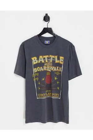 Coney Island Picnic Coney Island - Picnic Boardwalk Battle - T-shirt grigio scuro con stampa sul petto