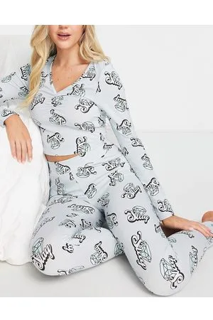 ASOS Slay - Pigiama con top a maniche lunghe e leggings