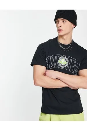 Huf Torch MMXXII - T-shirt a maniche corte nera con stampa del logo