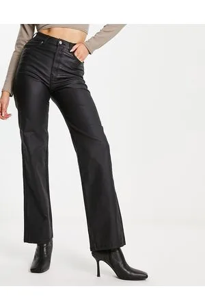 Dr Denim Moxy - Jeans dritti nero spalmato
