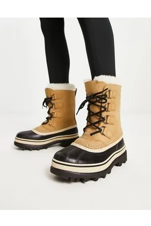 sorel Caribou - Stivali da neve doposci color cuoio
