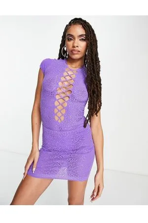 ASOS Completo con body senza cuciture con strass e gonna