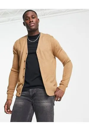French Connection Cardigan morbido color cammello