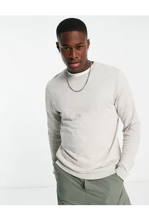 ASOS Maglione lavorato in cotone chiaro