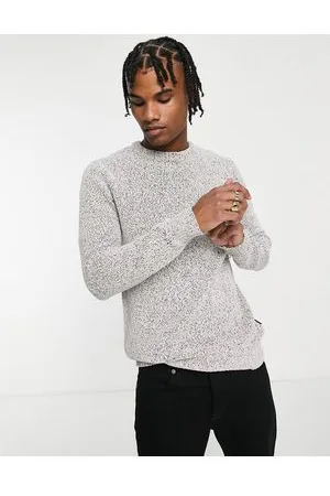 French Connection Maglione girocollo in ciniglia chiaro