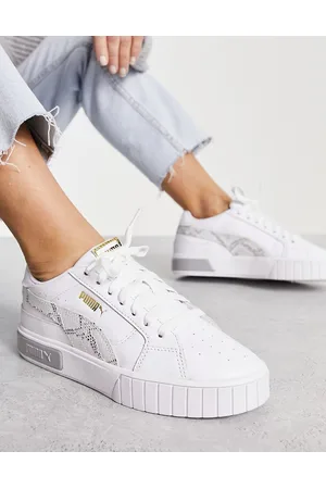 PUMA Cali Star Snake - Sneakers bianche pitonate