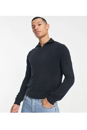 French Connection Tall - Maglione morbido con zip corta