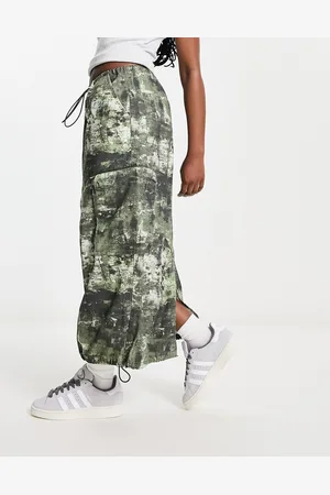 ASOS Gonna midi cargo mimetica