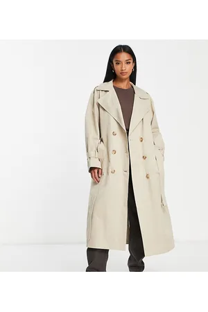 Urban Code Trench oversize taglio lungo beige