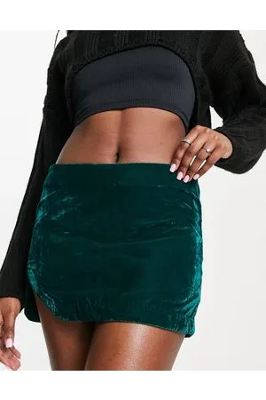 Free People Annalise - Minigonna molto corta -azzurro scuro