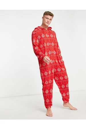 Brave Soul Onesie con stampa Fair Isle