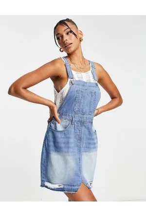 Parisian Vestito salopette di jeans azzurro