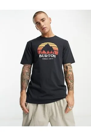 Burton Burton - Snow Underhill - T-shirt nera a maniche corte