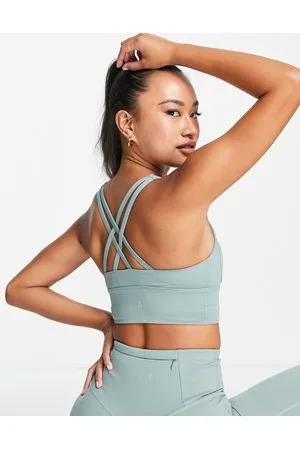 Tala Skinluxe - Reggiseno sportivo a supporto medio salvia in esclusiva per ASOS
