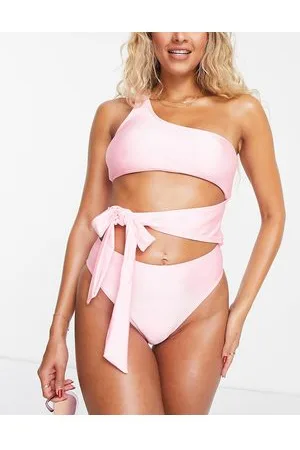 South Beach Costume da bagno monospalla con cut-out, colore