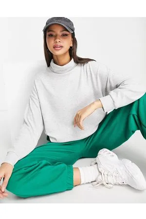 New Look Maglione con collo alto chiaro spazzolato