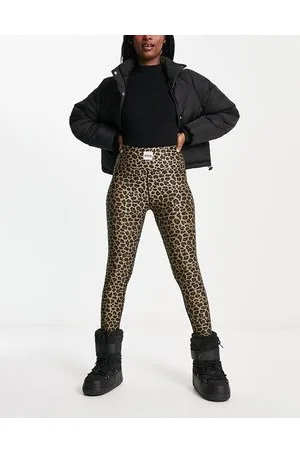Eivy Ice Cold - Leggings base layer con stampa leopardata