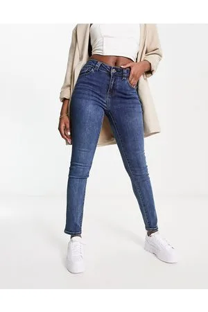 Morgan Jeans skinny a vita bassa lavaggio