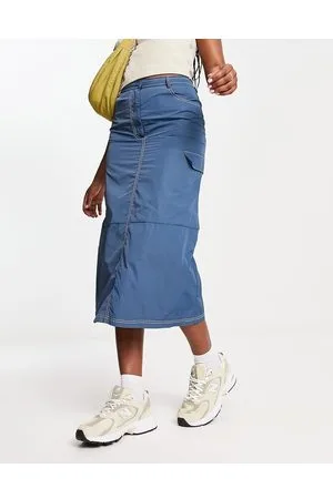 Daisy Street Gonna midi cargo navy stile Y2K