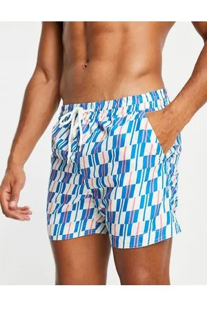 South Beach Pantaloncini da bagno con stampa geometrica