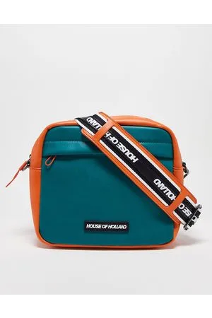 House of Holland Borsa a tracolla turchese con zip