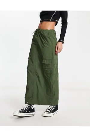New Look Gonna lunga cargo kaki