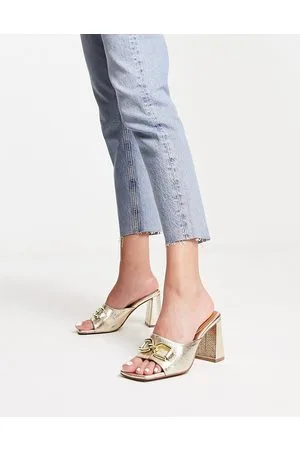 ASOS Hush - Sabot con tacco medio con morsetto