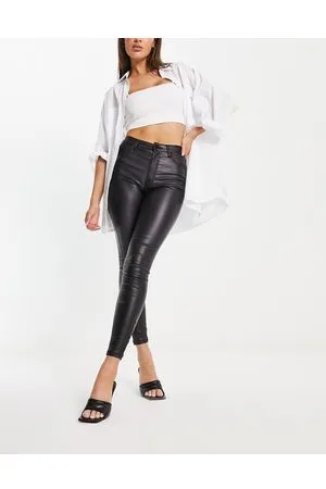 I saw it first Jeans skinny spalmati neri