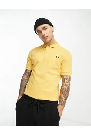 Fred Perry Polo in tinta unita gialla