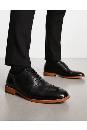 Office Meanest - Scarpe brogue in pelle nere