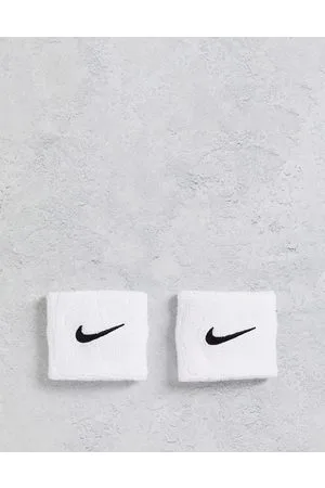 Nike Training - Fasce da polso unisex bianche con logo