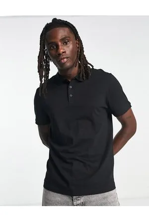ASOS Polo nera in jersey