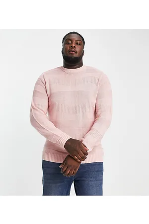 Le Breve Plus - Maglione lavorato pallido in maglia a onde
