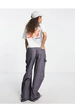 Farah Venice - T-shirt boyfriend bianca con stampa sul retro