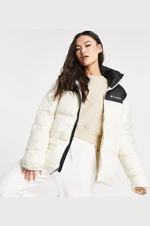 Columbia Puffect - Giacca beige/nera - In esclusiva per ASOS
