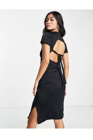 Fire & Glory Vestito midi fasciante aperto dietro