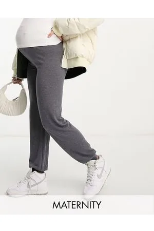 Mama;licious Maternity - Joggers in jersey grigi in coordinato