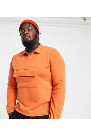 Bolongaro Plus - Polo a maniche lunghe color ruggine