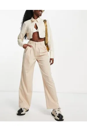 Daisy Street Pantaloni sartoriali a vita alta con fondo ampio in coordinato