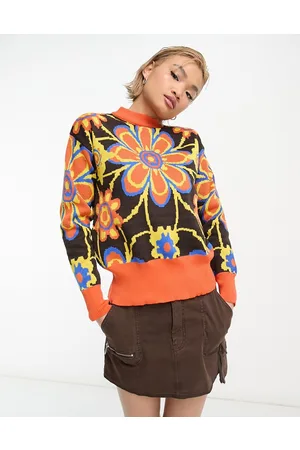 Heartbreak Maglione con stampa a fiori