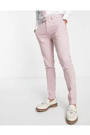 ASOS Pantaloni da abito Oxford eleganti skinny polvere
