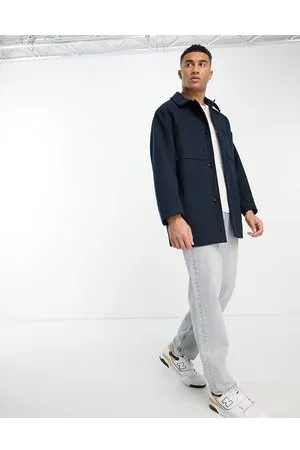 Harry Brown Giacca harrington comoda navy